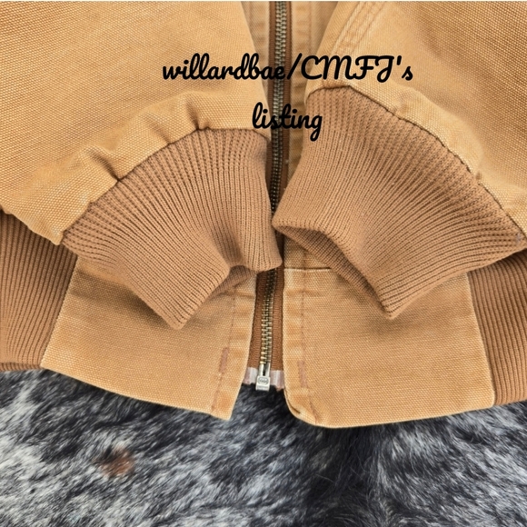 Carhartt Womens Small Weathered Wildwood Duck Jacket - Picture 3 of 7